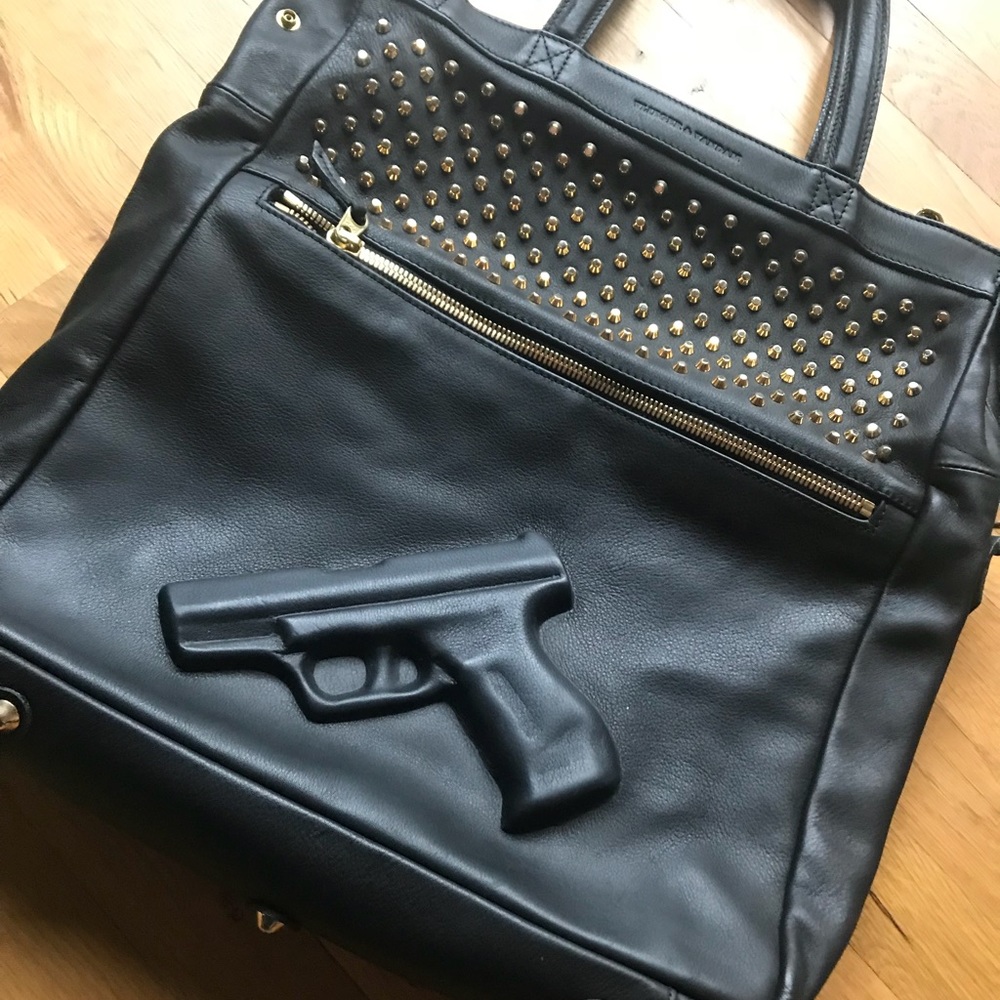 Leather bag, Netherlands designer . Epic gun bag.
